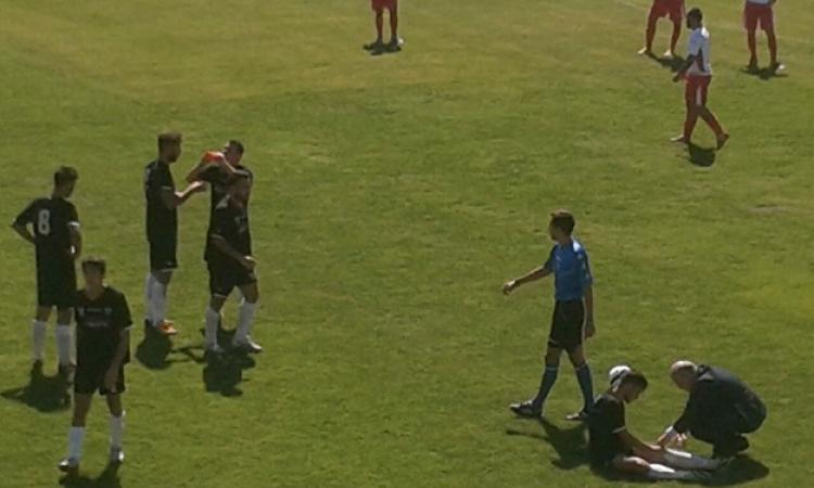 Uno scatto del match di andata