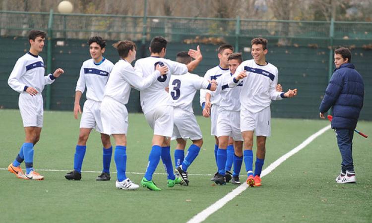 Il Savio esulta dopo l'1-0 @photosportroma.it