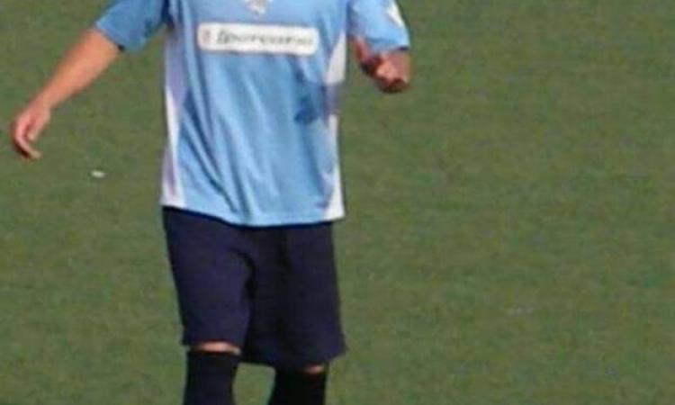 Manucci con la maglia del Città di Ciampino