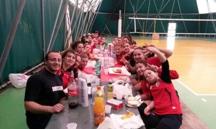 Sarnataro con le ragazze U12 e U13