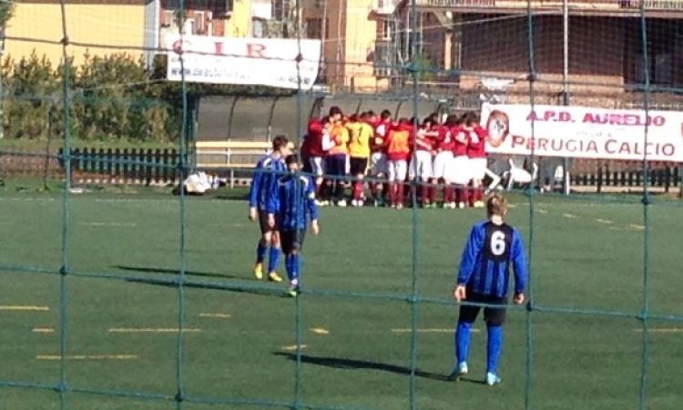 Uno scatto prima dell'avvio del match