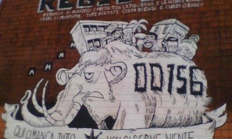Il murales a Rebibbia ©Gazzetta Regionale