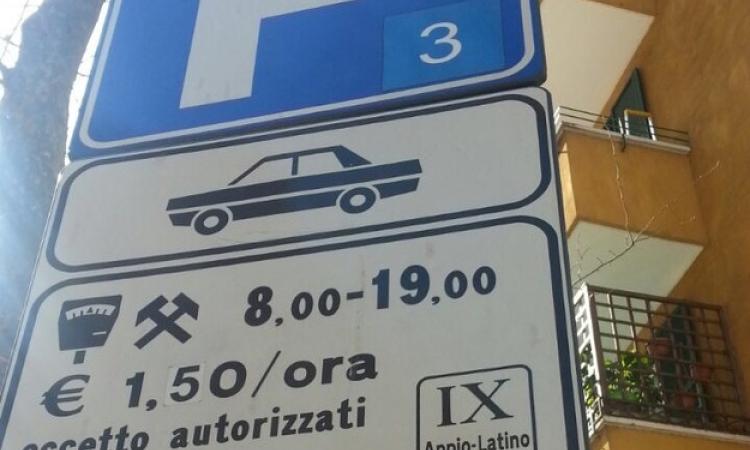 Stop del TAR alle nuove tariffe per le strisce blu. Rienzi: "Aumenti erano abnormi"