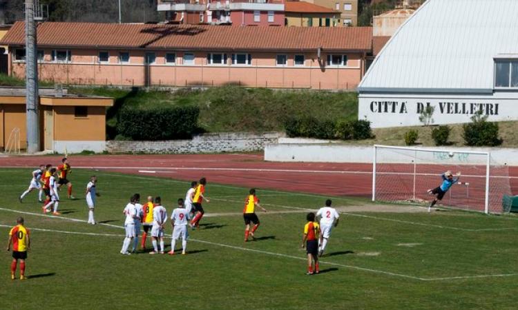 Il momento del gol di Triola