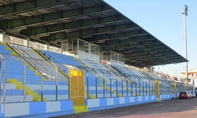 Lo stadio Quinto Ricci, teatro della sfida