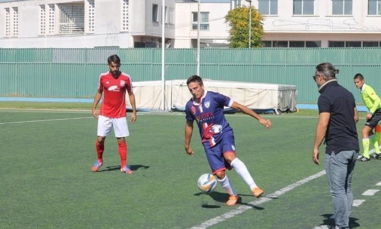 Petrangeli, autore del gol del vantaggio su rigore