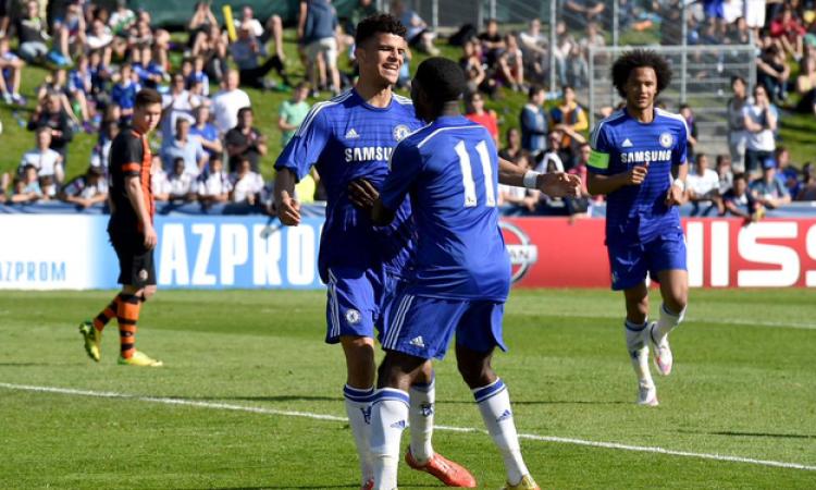 L'esultanza di Solanke dopo il gol del raddoppio foto©TwitterChelseaFC