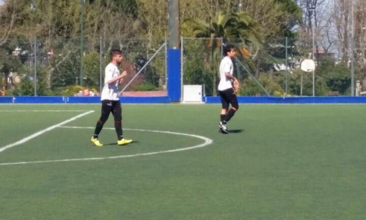 Lorenzo Camilli e Muriel Menestrina Dorigatti in prova con la Virtus Lanciano ©Gazzetta Regionale
