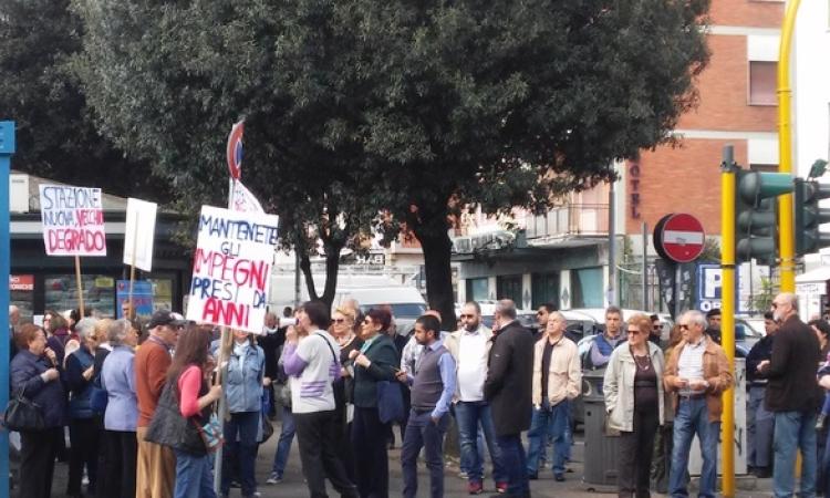 Una foto del sit in