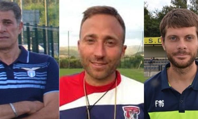 Bianchi (Lazio), Alfonsi (Tor 3 Teste) e Brunelli (Urbetevere)