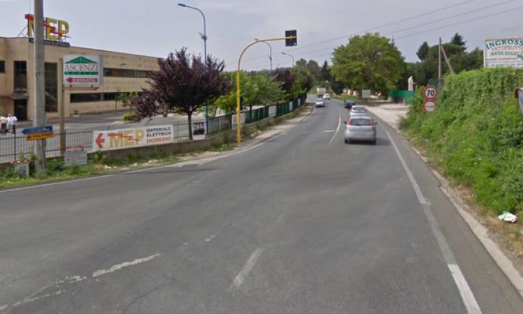 Il punto dove è avvenuto l'incidente