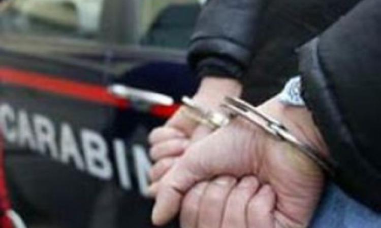 l'arresto del macedone da parte dei carabinieri