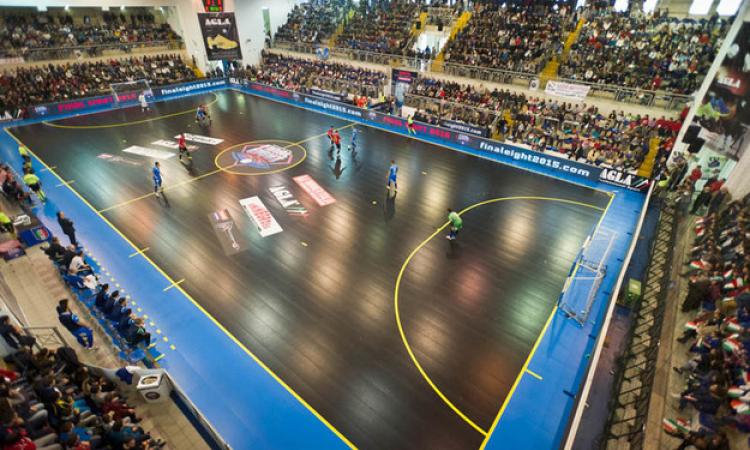 l PalaRigopiano di Pescara (Foto © CASSELLA-DI LORETO/Divisione Calcio a cinque)