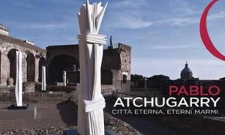 Ai Mercati di Traiano i marmi di Pablo Atchugarry