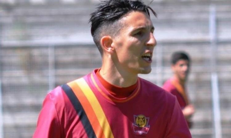 Tommaso Gamboni con la maglia della Lupa Castelli Romani