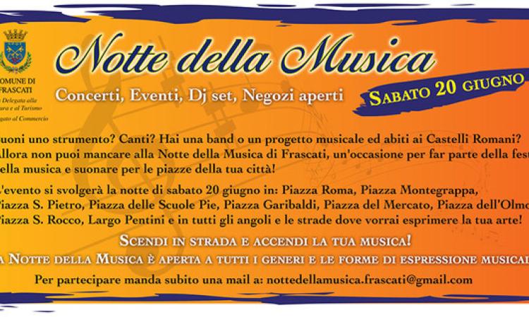 A Frascati grande attesa per la Notte della Musica