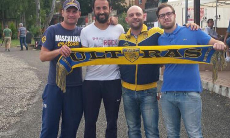 Diego Pierangeli con lo staff
