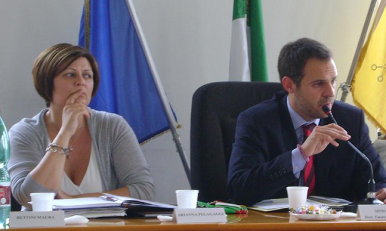 Arianna Pelagaggi con il Sindaco