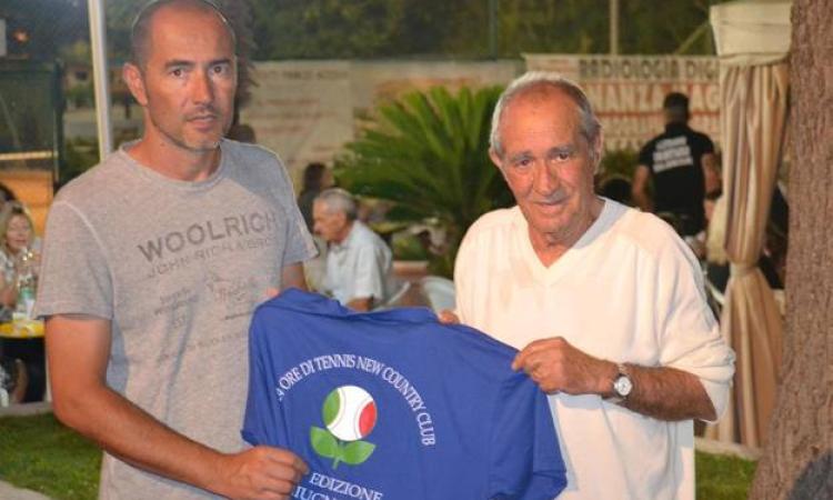 Marcello (a sinistra) con Modesto Molinari