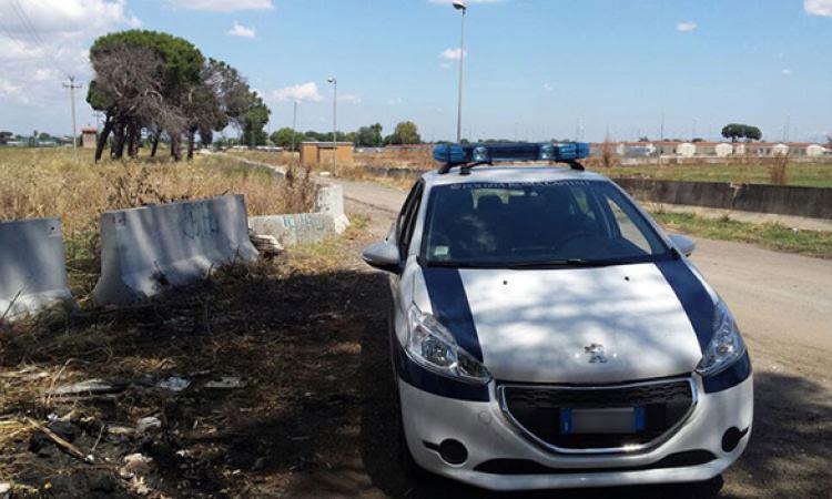 Vigilanza fissa al campo nomadi "La Barbuta"
