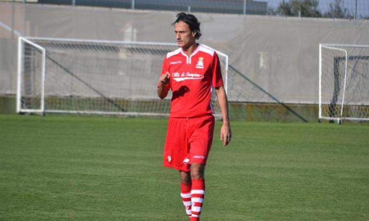 Alessandro Spaziani con la maglia del Città di Ciampino