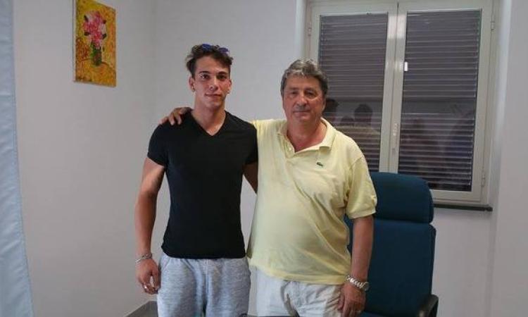 Mioni con il presidente Camerini