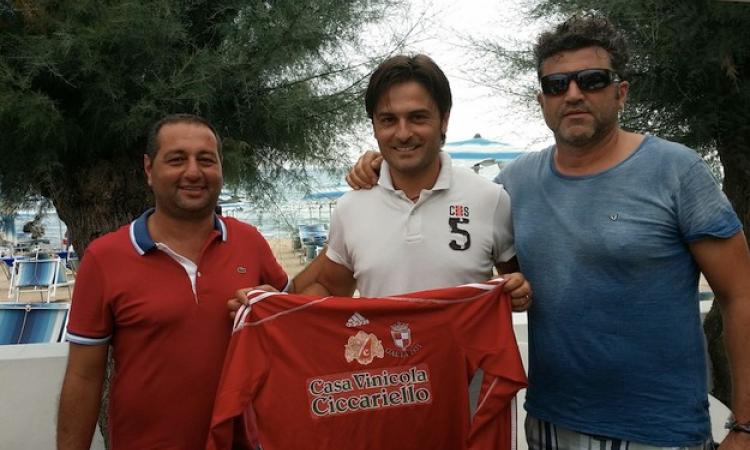 Gennaro Vitale con la maglia del Gaeta