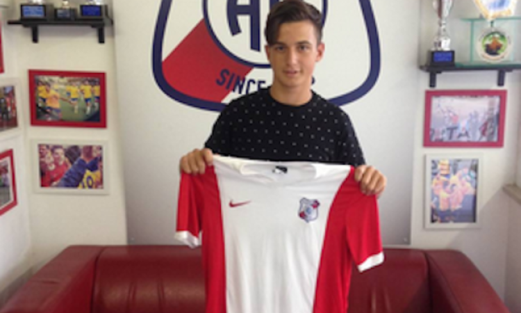 Carlo Alessio con la maglia dell'Atletico Vescovio