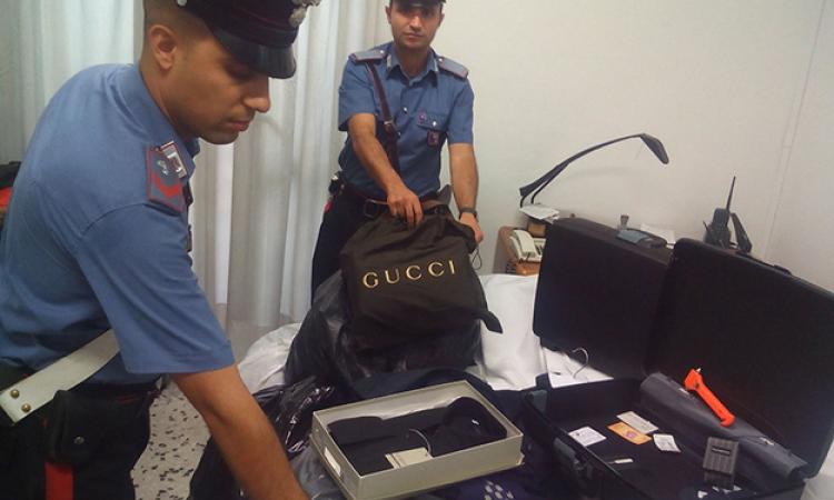 Sgominata banda esperta in furto e ricettazione griffe