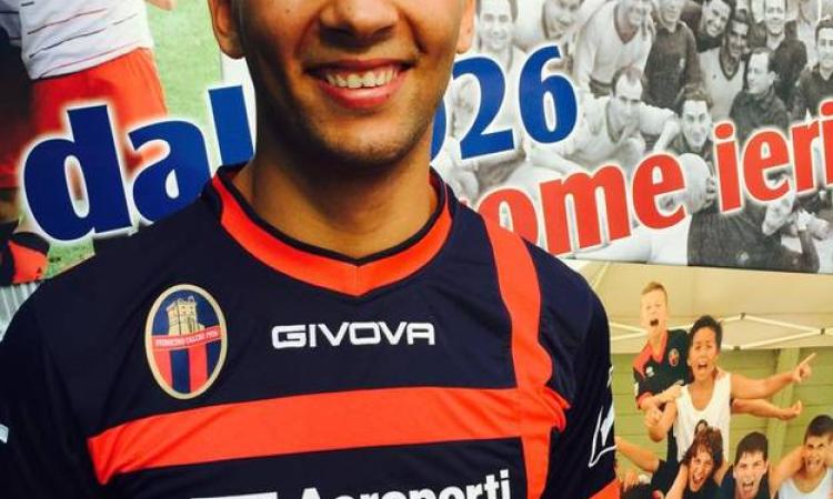 Mirko Forcina con la maglia del Fiumicino