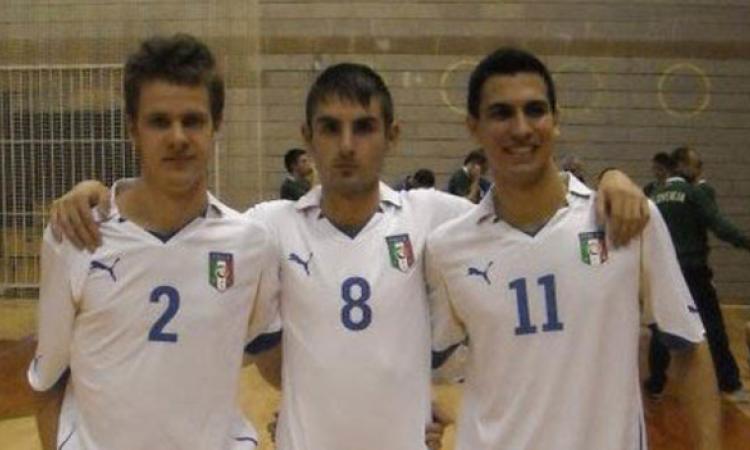 Giorgi con la maglia della nazionale Under 21