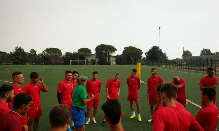 Il Gaeta in ritiro