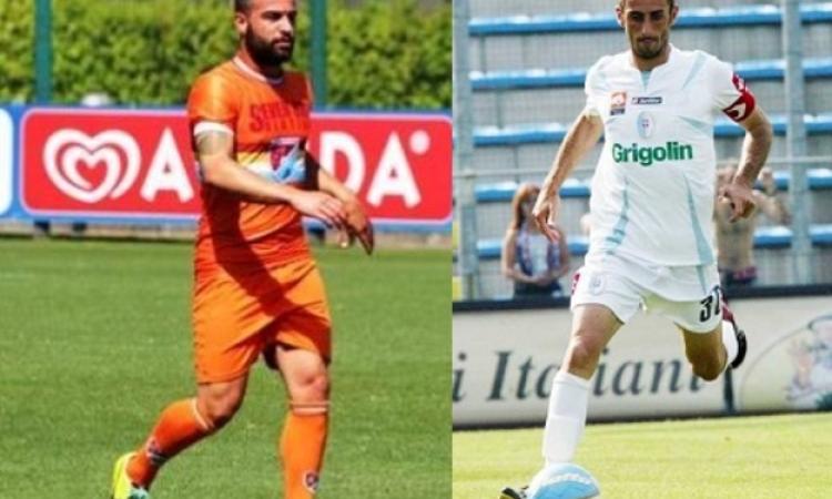A sinistra Luciani con la maglia della Lupa Roma, a destra Gissi con quella del Treviso ©Facebook