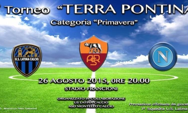 Domani sera il 1° torneo "Terra Pontina" al Francioni 