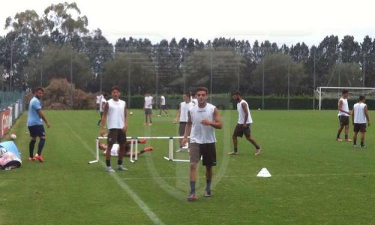 Il riscaldamento prima del match ©SS Lazio