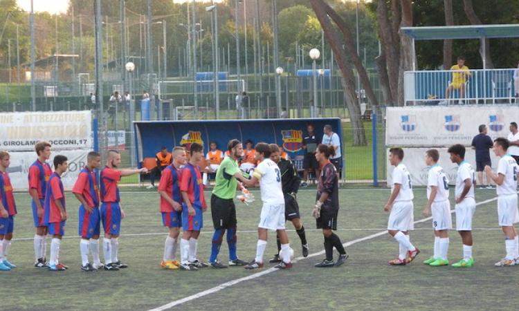 Saluto iniziale tra la Perconti e l'Aprilia © GazzettaRegionale