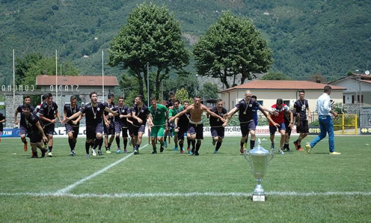 Il San Cesareo festeggia lo scudetto