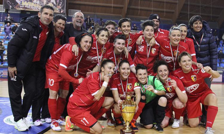 La Virtus Ciampino, vincitrice della Coppa Lazio nel 2015 (Foto © Marta Cantarelli)