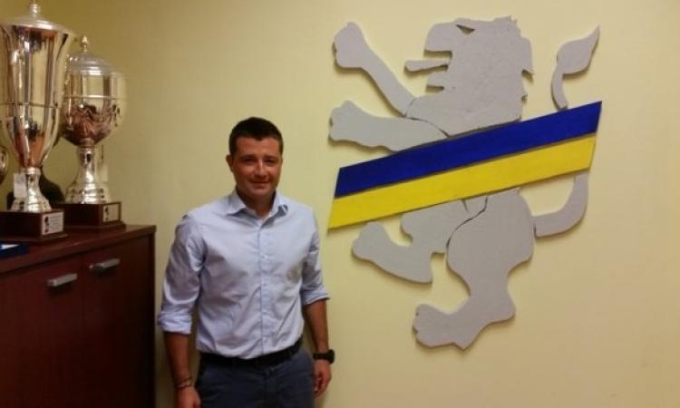 Federico Coppitelli nella sede del Frosinone ©frosinonecalcio