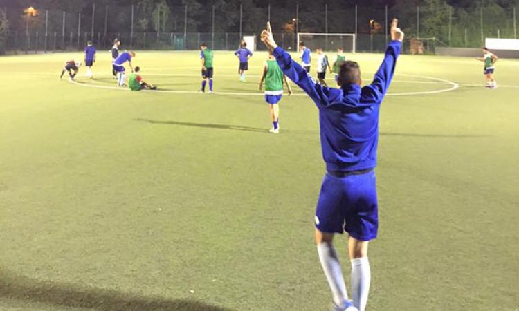 Esultanza dello Sporting Genzano 