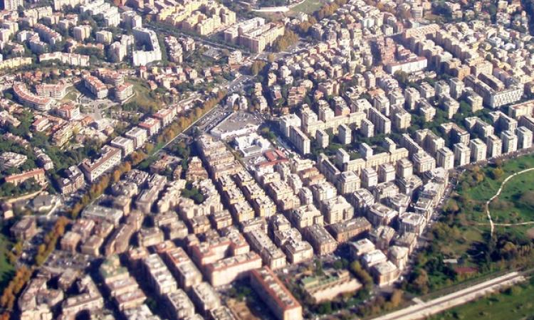 Uno scorcio della periferia romana