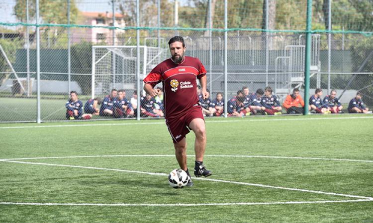 Candela in azione alla Longarina @Totti Soccer School
