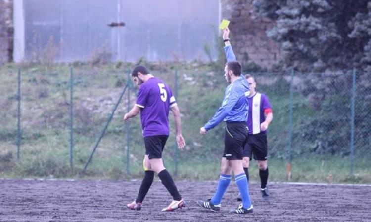 Vulpiani con la maglia della Boreale