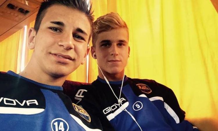 Paparo e Tagliamonte in viaggio per Empoli (foto Facebook)
