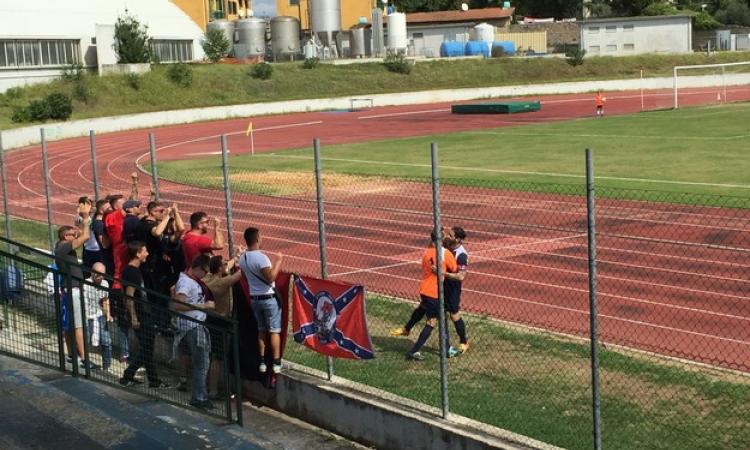 Italiano esulta dopo la rete del vantaggio