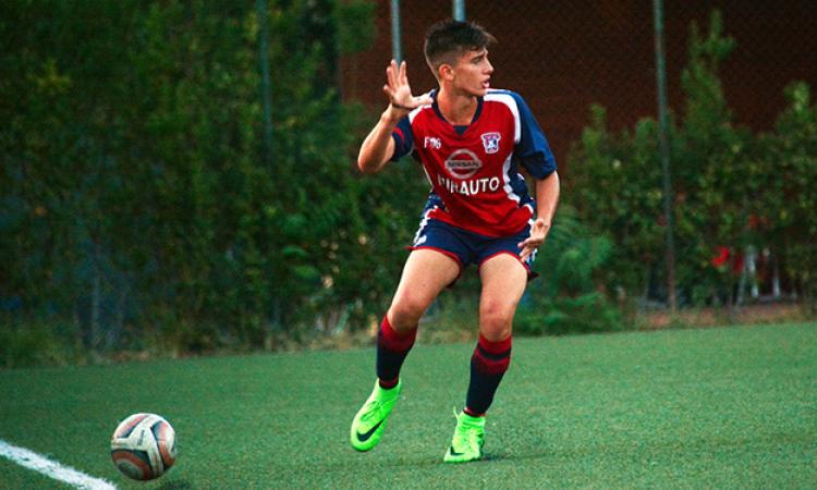 Matteo Preti, in gol con la Tor Tre Teste ©Paolo Lori