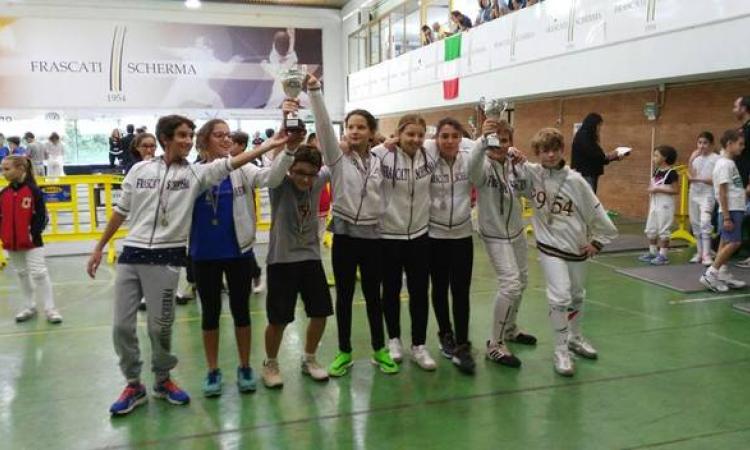 La squadra di spada del Frascati