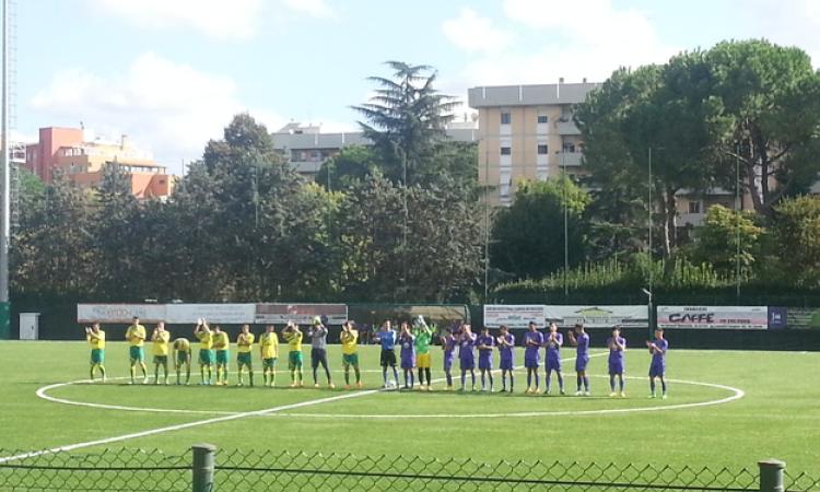 Le squadre al fischio di inizio (C) Gazzetta Regionale