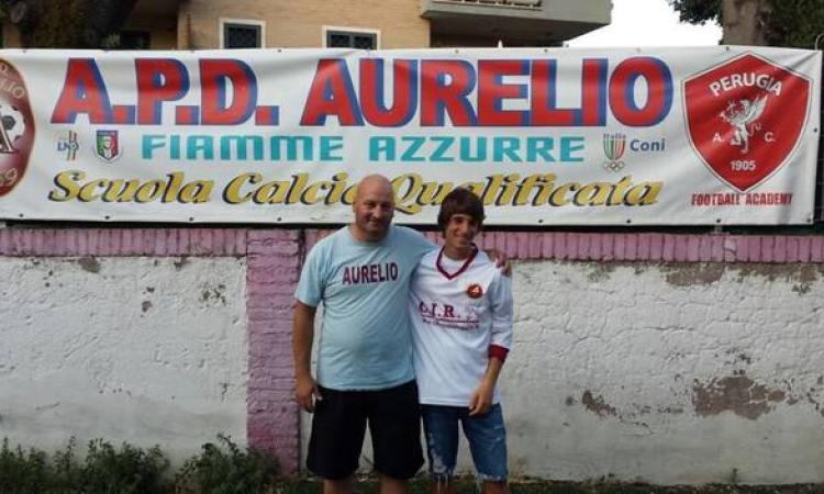 A sinistra Ottaviani, tecnico dell'Aurelio