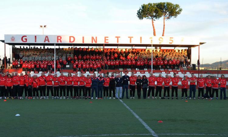 La grande famiglia del Giardinetti Calcio (Foto © Paolo Lori)